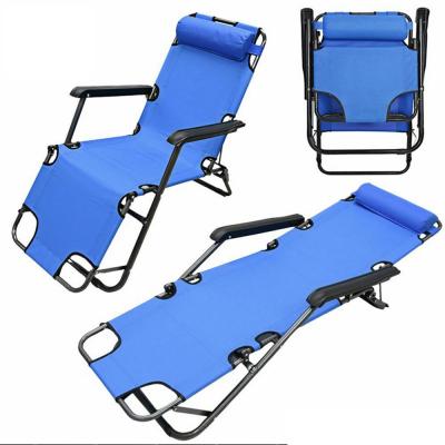 China Modern Adjustable Outdoor Portable Folding Cheap Extended Beach Chair for sale