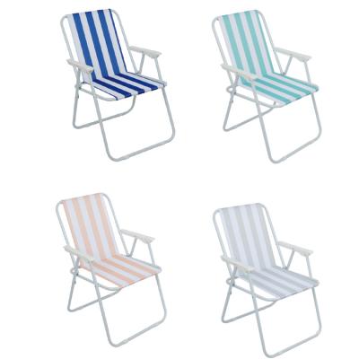 China Lightweight Folding Spring Chairs Beach Picnic Dining Metal Folding Camping Chair for sale