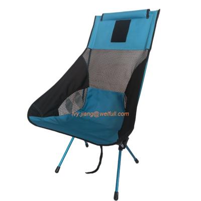 China Modern Outdoor Oxford Cloth Camping Chair Ultralight Portable Folding Camping Chair for Festival Picnic BBQ Beach Fishing for sale