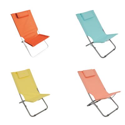 China Modern Outdoor Metal Foldable Camping Customized Logo Beach Chair Folding Beach Picnic Chair for sale