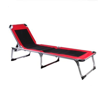 China Outdoor Patio 4-Position Heavy Duty Outdoor Beach Pool Sunbathing Folding Chaise Lounge Chair for sale