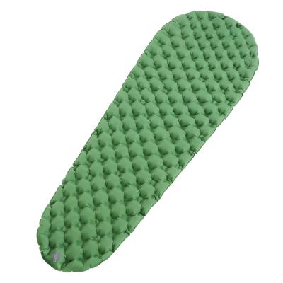 China Nylon Fabric + Ultralight TPU Sleep Pad Boosting Cushion Camping Mat Inflatable Beach Blanket for sale