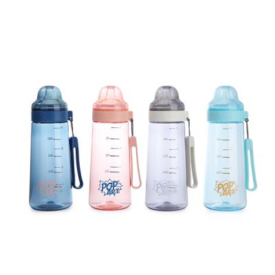 China Viable New Design Wholesale Plastic Drinking Bottle With Nipple Custom Logo Factory Direct for sale