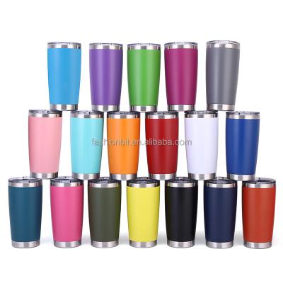 China 20oz Stainless Steel PORTABLE Tumblers Double Wall Vacuum Insulated Blankets Travel Mug Sublimation Tumbler for sale