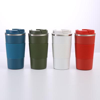 China Sustainable Stainless Steel Coffee Mug Vacuum Insulated Mug With Lid Car Travel Mugs Luxury Insulated Tumble for sale