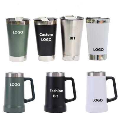 China PORTABLE Hot Sell Stainless Steel Beer Tumbler Cooler Amazon Drinks Beer Can Tumbler for sale