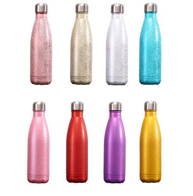 China PORTABLE Insulated Stainless Steel Water Bottle Vacunnm Flask Cola Shaped 304 Stainless Steel Sports Drink Bottle for sale