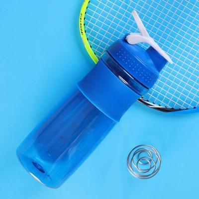 China Customized Viable Logo And Color Protein Shaker Bottle Plastic Gym Shaker Water Bottle for sale