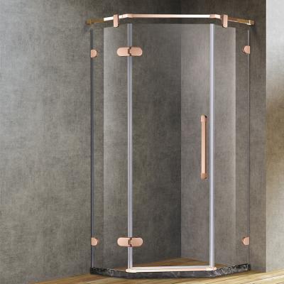 China Modern Customizable Designed Adjustable High Quality Stainless Steel Shower Enclosure for sale