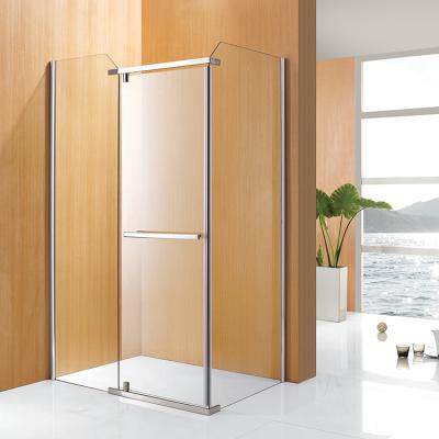 China Simple Design Modern Custom High Safe Glass Square Aluminum Bathroom Shower Enclosure en venta