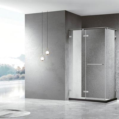 China Bathroom Modern Design High Quality Standard Tempered Rectangular Shower Room for sale