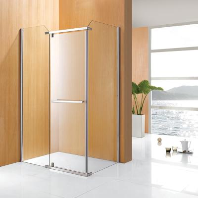 China Excellent Modern High Security Quality Stainless Steel Diamond Tempered Shower Door Glass Handle en venta