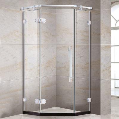 China Modern Standard Price Simple Modern Bathroom ABS Raw Material Stainless Steel Shower Enclosure for sale