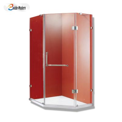 China Turkey Modern Stainless Steel Frameless Glass Door Frame Prefab Glass Enclosures Box Best Modular Shower Room à venda