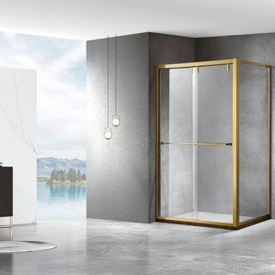 中国 Modern Cheapest Home Bathroom Integrated Modern Sliding Tempered Delicacy Shower Enclosure 販売のため