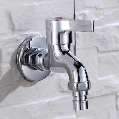 China Good quality zinc saving industrial cold water wall mount faucet washing machine garden quick open faucet for sale