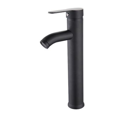 China Metered Faucets Black Basin Faucet Hot And Cold Water Bathroom Basin Mixer Taps Sink Bathroom Faucet for sale