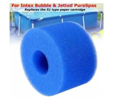 China Customized explosive swimming pools pool filter sponge, cylindrical concentric filter cotton, high efficiency filter sponge for intex S1 for sale