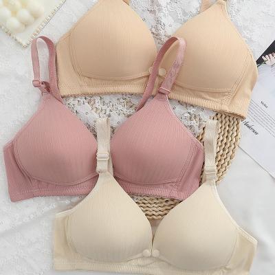 China DLM Breathable Newcomer Nursing Bra Soft Breathable Wire Free Nursing Bra Underwear Bra Large Size Nursing Bra for sale