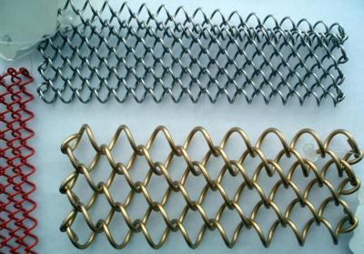 China Stainless Steel Chain Link Ring Chainmail Decorative Mesh for sale