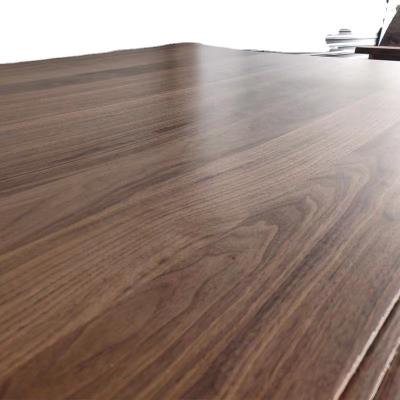 China Modern High Quality 3.6mm UV Coating Natural Black Walnut Faced Plywoods Sheet 4*8 For Wall Cladding Panels for sale