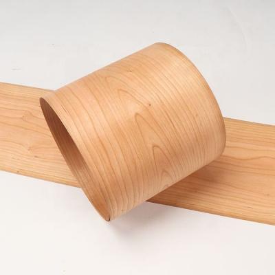 China Tropical Whole Sale Cherry Wood Veneer Roll Used For Door Frame Interior Wall Panels Molding Profiles for sale