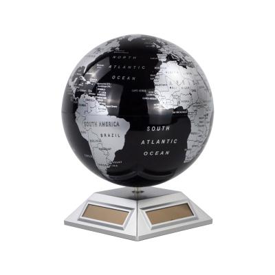 China ABS Wholesale and Customize Various Kinds of Solar Rotating World Map Globes Business Gift for sale