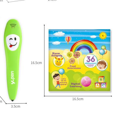 China Hot Selling Cartoon Toy Electronic Reading Pen with Learn Book, Kid Early Education Smart Book Interactive Toys for sale