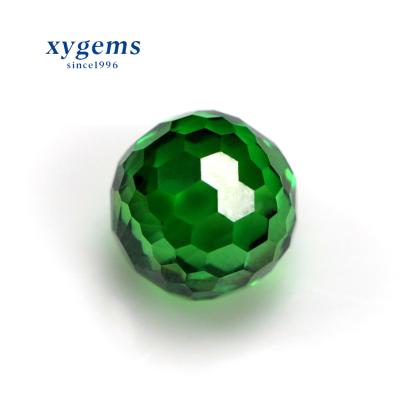 China Fire Sale Color Or Synthetic Play Around Green Zircon Beads for sale