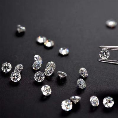 China Color Play or Fire Heat Resistant 1.0mm AAA Grade Round White CZ Wax Casting Zircon Stone for sale