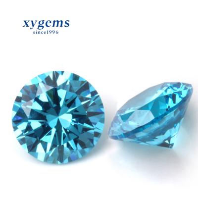 China Wholesale Price 1mm Loose Brilliant Cut Color Rough Round Gemstone CZ Color Zircon Game or Fire AAA for sale