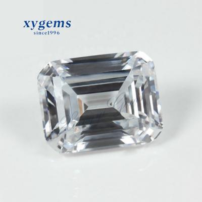 China Xygem Synthetic Fire Beautiful Emerald Cut Cz 8x10mm Color Set Or Loose Zirconia for sale