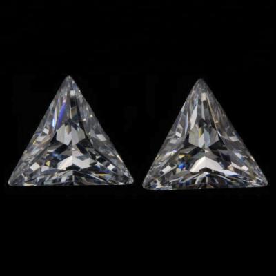 China Hot Sale Heat Resistant/Spark Xiangyi Triangle Cut Moissanite Diamond D Color VVS Loose White Stones In Stock for sale