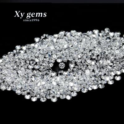 China Round Loose Melee Heat Resistant / Sparkle Moissanite Wholesale 0.8-2.9mm D Color VVS for sale