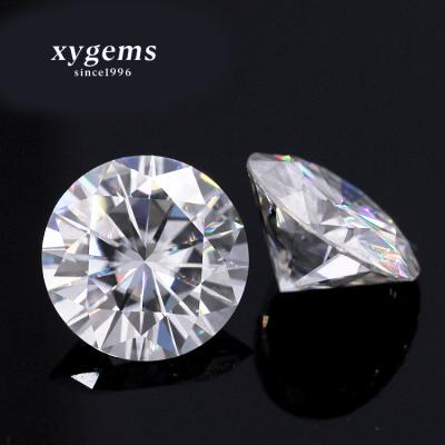 China Game or Color Fire DEF VVS GRA xygems Certified 3-10mm Round Moissanite Brilliant Cut for sale