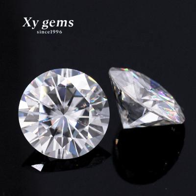 China Wholesale White Round Loose Color xygems D Color 6.5mm 1carat Moissanite for sale