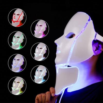 China Wholesale Good Quality Colors Led Face Mask Dye Removal Factory Pdt Photon Light Facial Massage Skin Beauty Therapy 7 Colors for sale