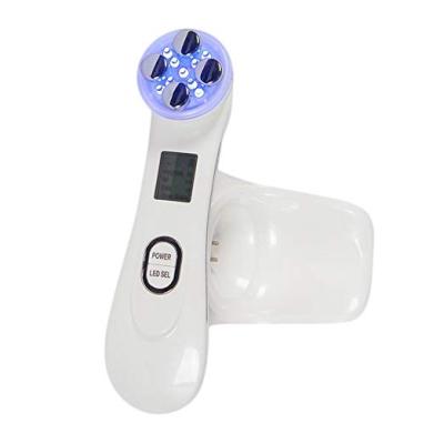 China PORTABLE 5 Colors LED EMS RF Face Lift Care Beauty Equipment Facial Skin Tightening Device for sale