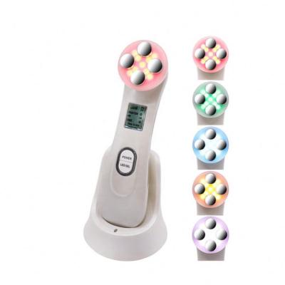 China New PORTABLE Facial Lifting Stretching RF Instrument EMS Face Care Skin Rejuvenation Beauty Device for sale