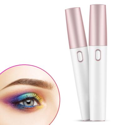 China Drop Shipping Mini Painless Portable Rechargeable Electric Eyebrow Shaver Electric Painless Trimmer For Women for sale