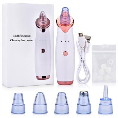 China Electric Five Head Pore Remover Vacuum Blackhead Remover Vacuum Blackhead Remover Nose Blackhead Remover for sale