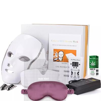 China Skin Therapy Mask 7 Color Face Mask Rejuvenation Led Light Touch Activated Beauty Facial Equipment For Whitening, Acne, Neck Skin Tightening for sale