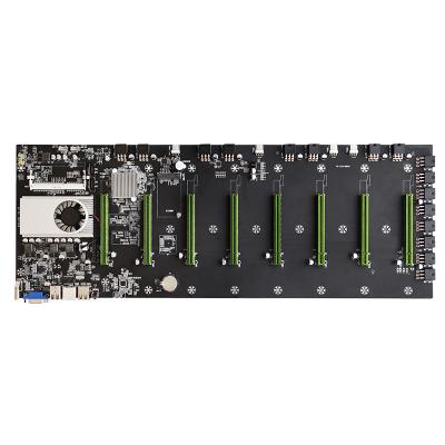 China Desktop JOEGE New Min BTC-37 / BTC-D37 Er Motherboard CPU Set 8 Video Card Slot DDR3 Memory Built-in VGA Interface Low Power Consumption for sale