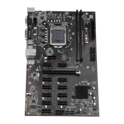 China EXPERT JOEGE 12GPU B250 Desktop Motherboard LGA 1151 16GB DDR4 2400 MHz B250 12 Slots 12PCI Motherboard for sale