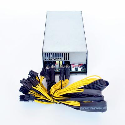 China JOEGE computer's 1800W with 10*6pin PSU power supply. 2000W Connectors 6p For Cheap Server Case 110x62x240mm for sale