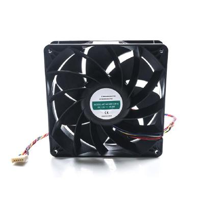 China Power supply 140*140*38mm JOEGE 12v 14038 cooling fan high power 34.2W fan for gpu case and server chassis for sale