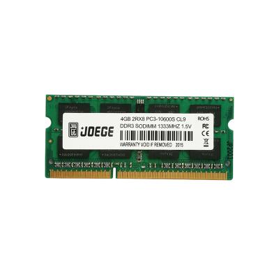 China Best Selling LAPTOP Computer Parts DDR3 Memoria PC3 Memory 1333MHZ 4GB Ram for sale