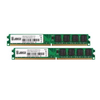 China Joege Factory Price DDR2 2GB memoria desktop RAM PC2 6400U 800MHZ UDIMM Compatible PC Ram Memory with all motherboard for sale