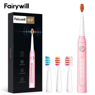 China Quick Fill Electric Toothbrush D7 507 IPX7 Waterproof 5 Modes Dental Smart Timer Vibrate Electric Toothbrush FW D7 507 Toothbrush for sale