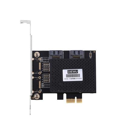 China JOEGE PCIe1x to 2 SATA3 expansion card computer expansion card other computer accessories JOEGE056 for sale